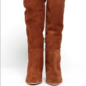New Bueno Sky Tall suede boot in Tobacco size 40 (9.5-10)